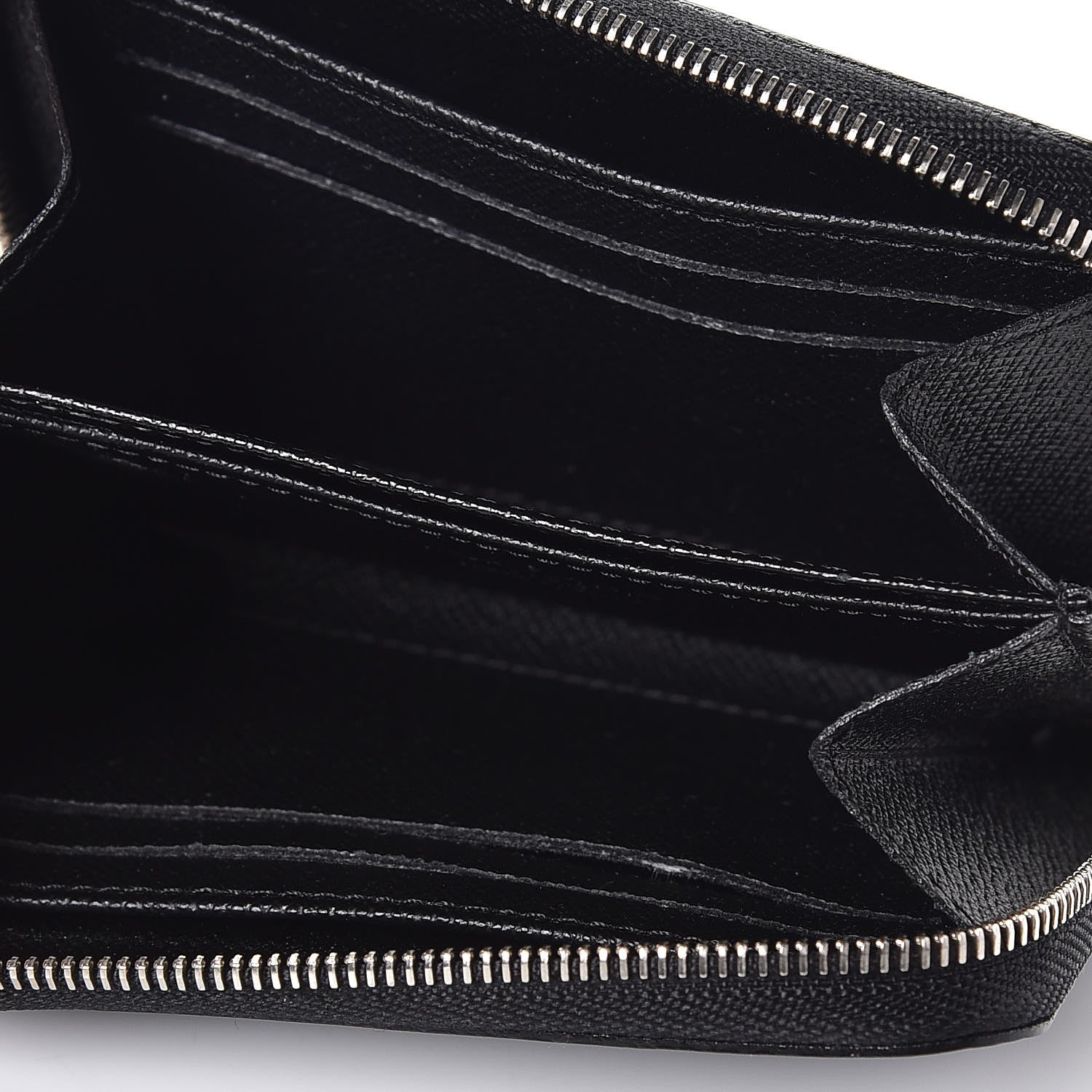 Louis Vuitton Epi Zippy Coin Purse Black 5 of 9