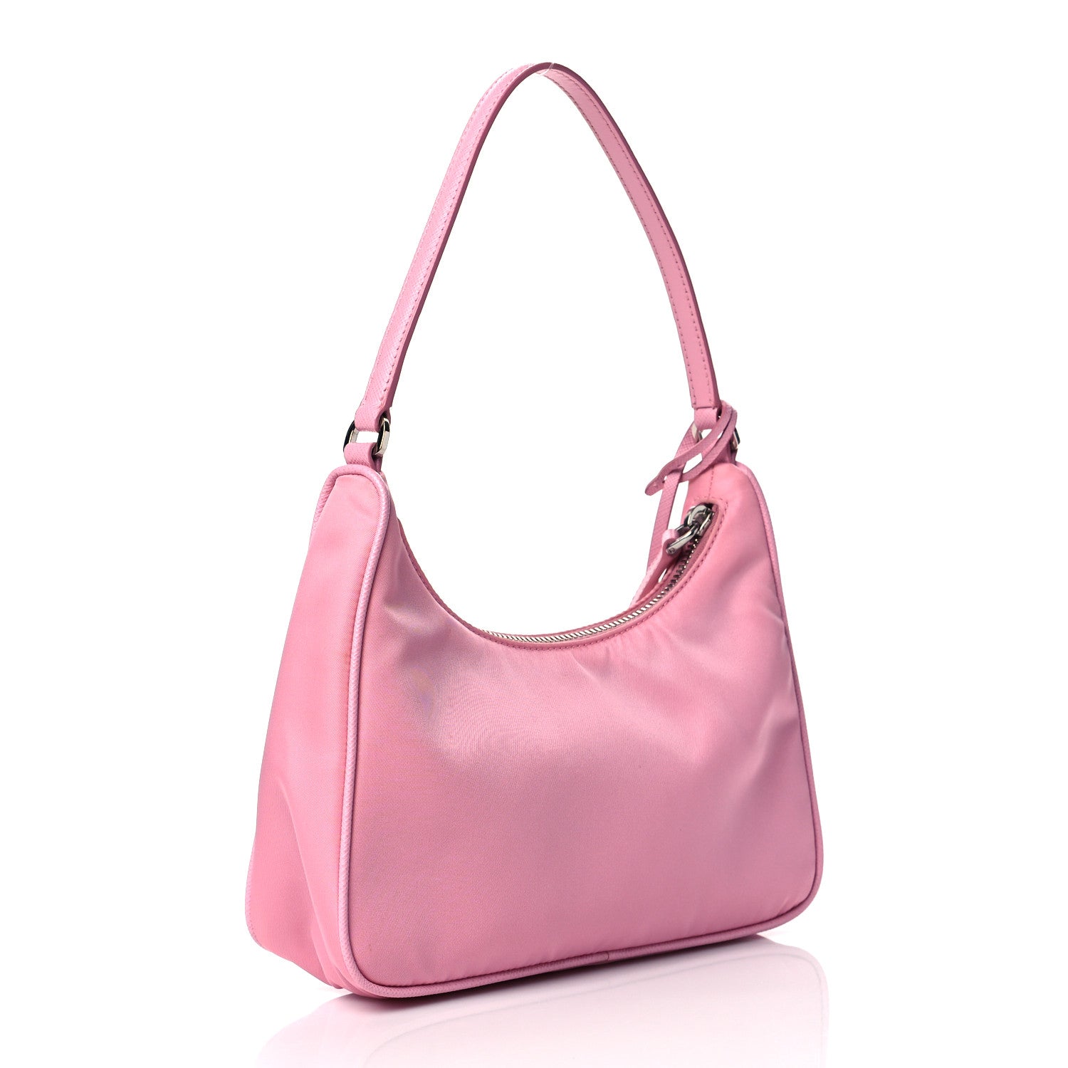 Prada Re-Nylon Saffiano Mini Re-Edition 2005 Bag Rosa 3 of 10