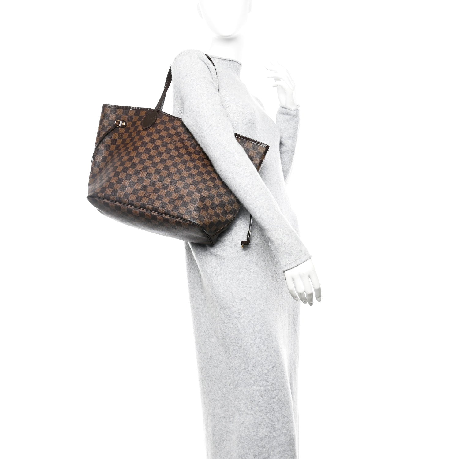 Louis Vuitton Damier Ebene Neverfull MM 2 of 11