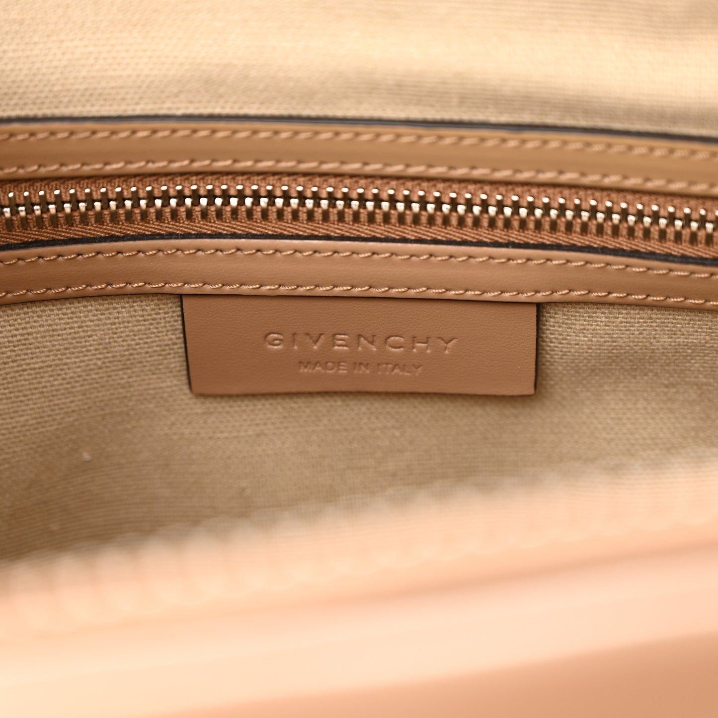 Shiny Lord Calfskin Medium Antigona Dark Beige