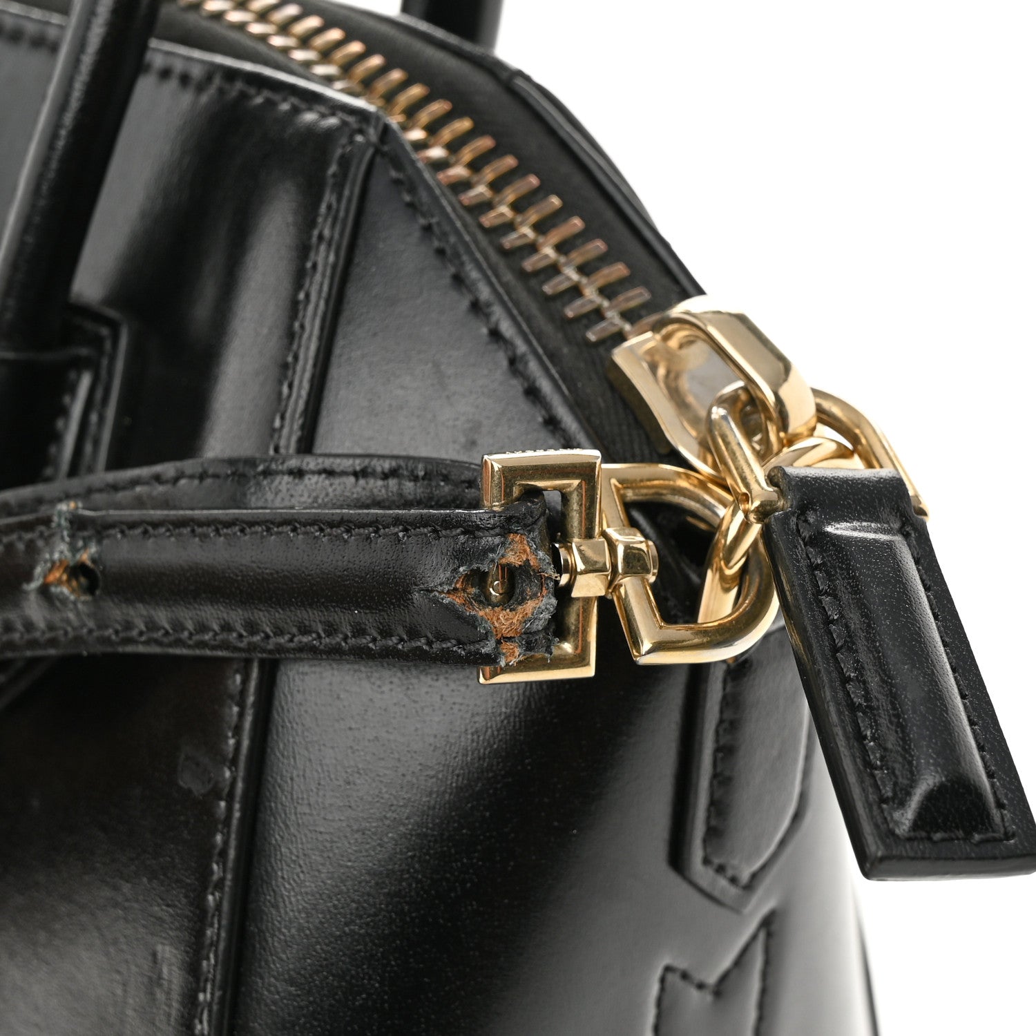 Givenchy Shiny Lord Calfskin Mini Antigona Black 15 of 17