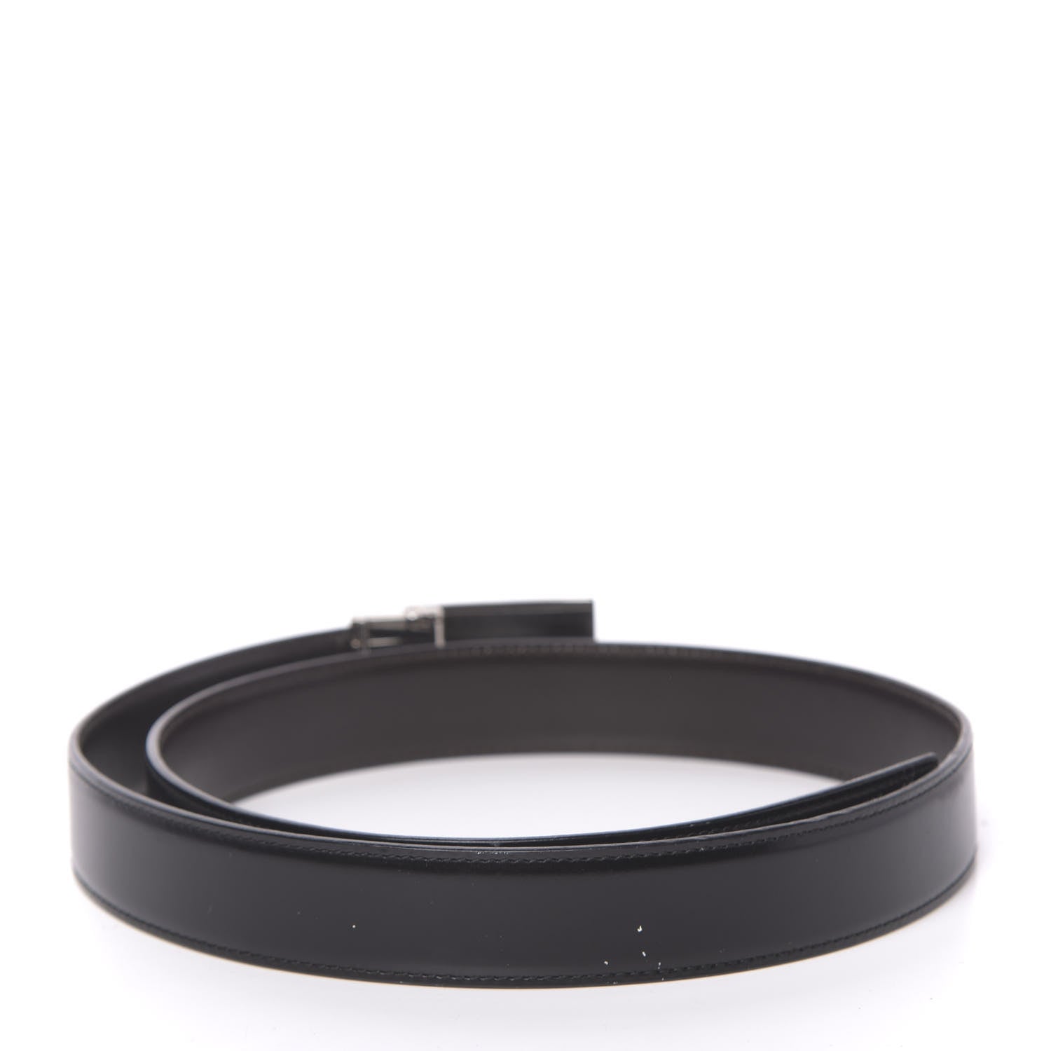 Gucci Calfskin Embossed Reversible Square G Buckle Belt 70 28 Black Brown 2 of 6