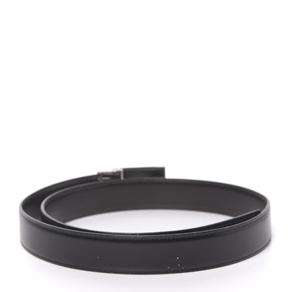 Gucci Calfskin Embossed Reversible Square G Buckle Belt 70 28 Black Brown 2 of 6