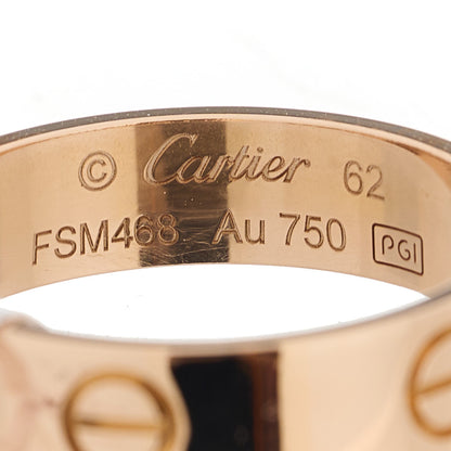 Cartier 18K Pink Gold 5.5mm LOVE Ring 62 10 4 of 4