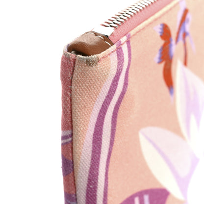Loewe Canvas Waterlily Print Paula's Ibiza Small Pouch Pink 9 of 9