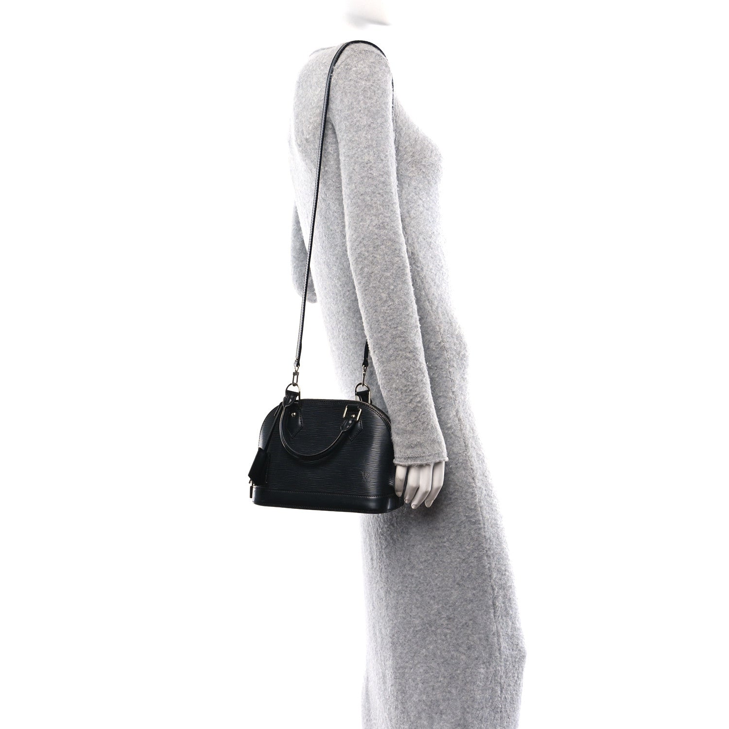 Louis Vuitton Epi Alma BB Black 2 of 11