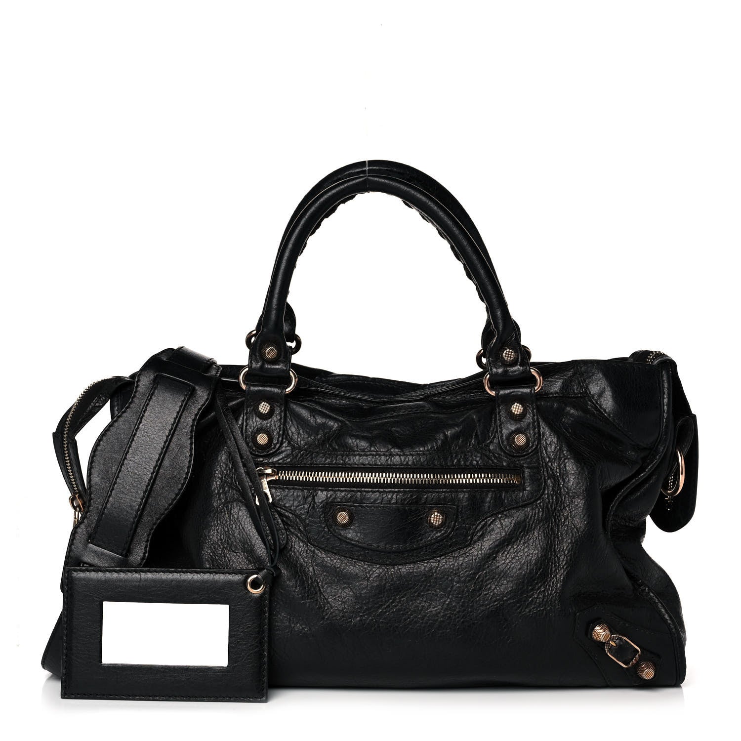 Balenciaga Agneau Giant 12 Rose Gold Hardware City Black 1 of 15
