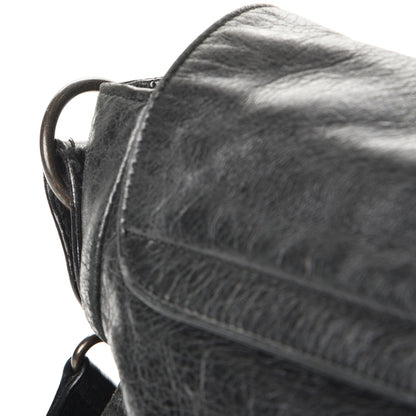 Balenciaga Agneau Folk Messenger Black 8 of 8