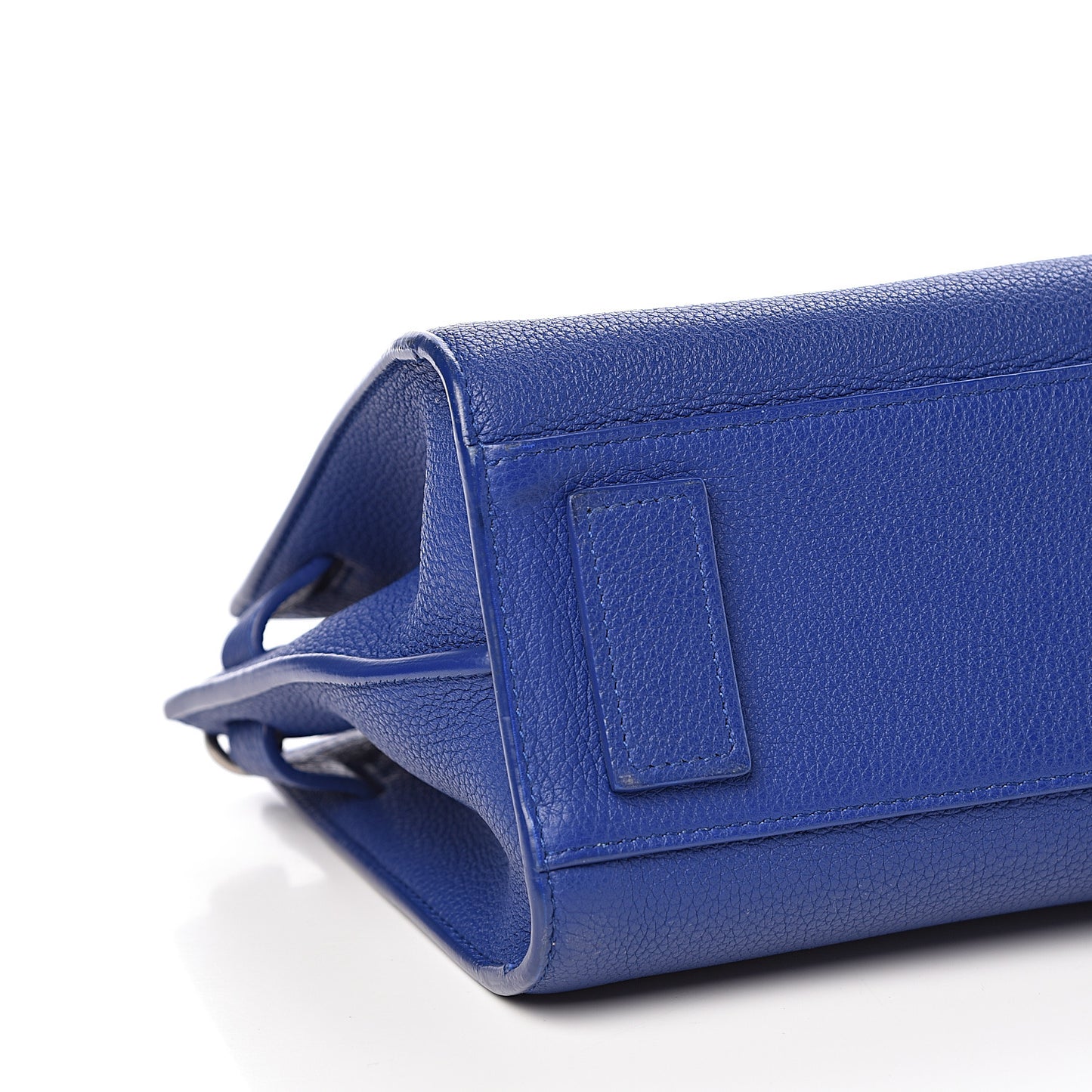 Grained Calfskin Nano Supple Sac De Jour Flash Blue