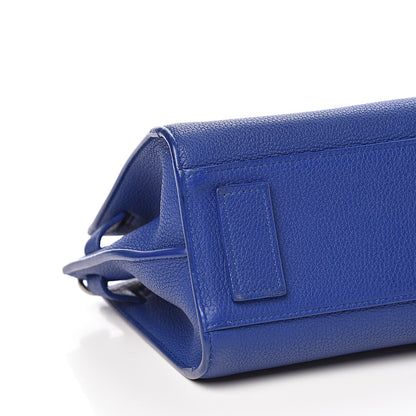 Saint Laurent Grained Calfskin Nano Supple Sac De Jour Flash Blue 5 of 10