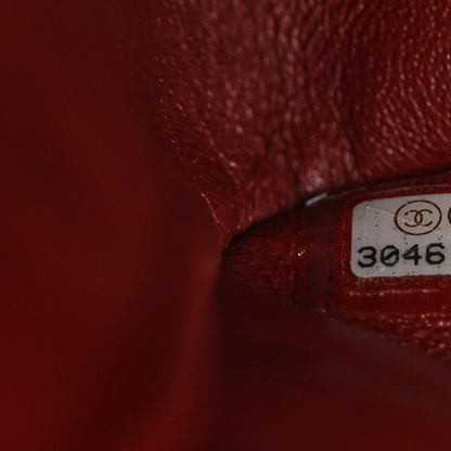 Chanel Caviar Quilted Medium Double Flap Burgundy 8 of 10