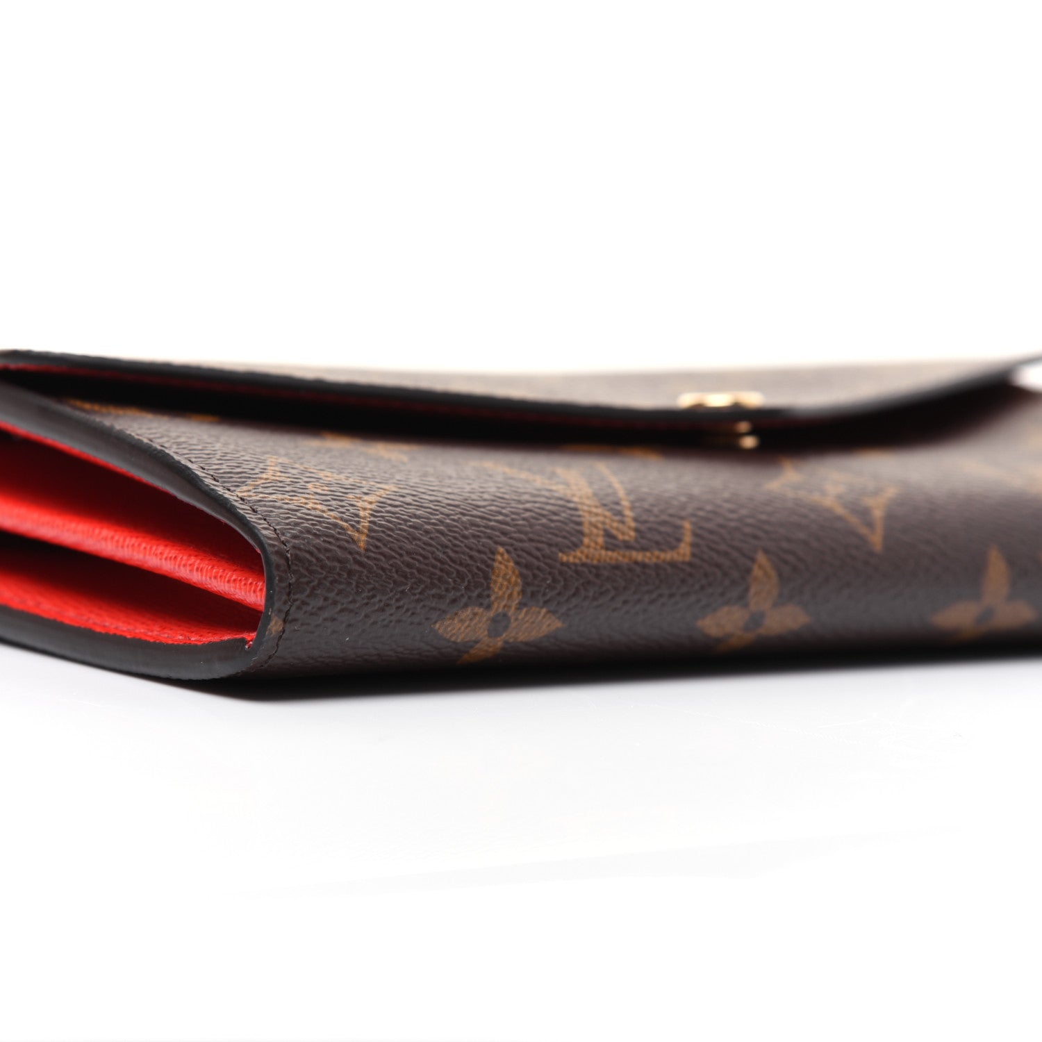 Louis Vuitton Monogram Sarah Wallet NM Coquelicot 6 of 9