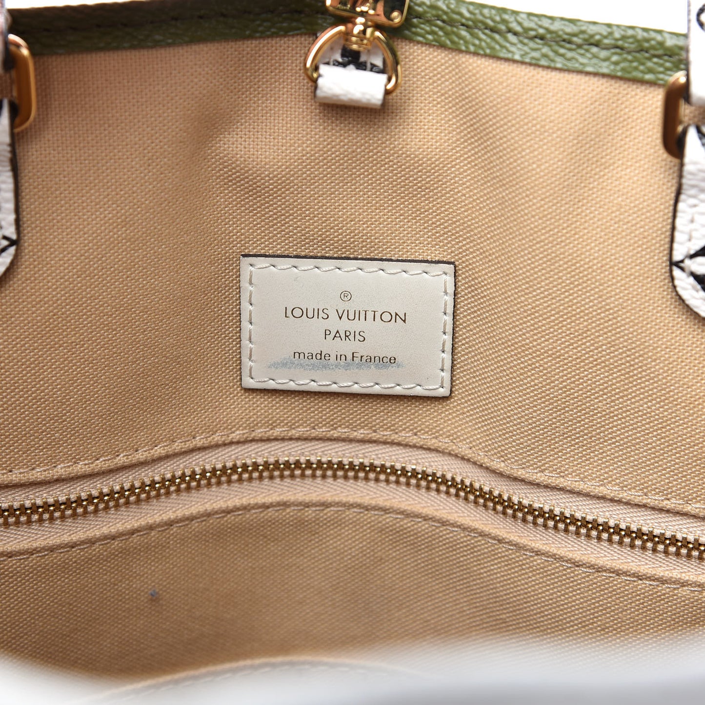 Monogram Giant Onthego GM Kaki Beige
