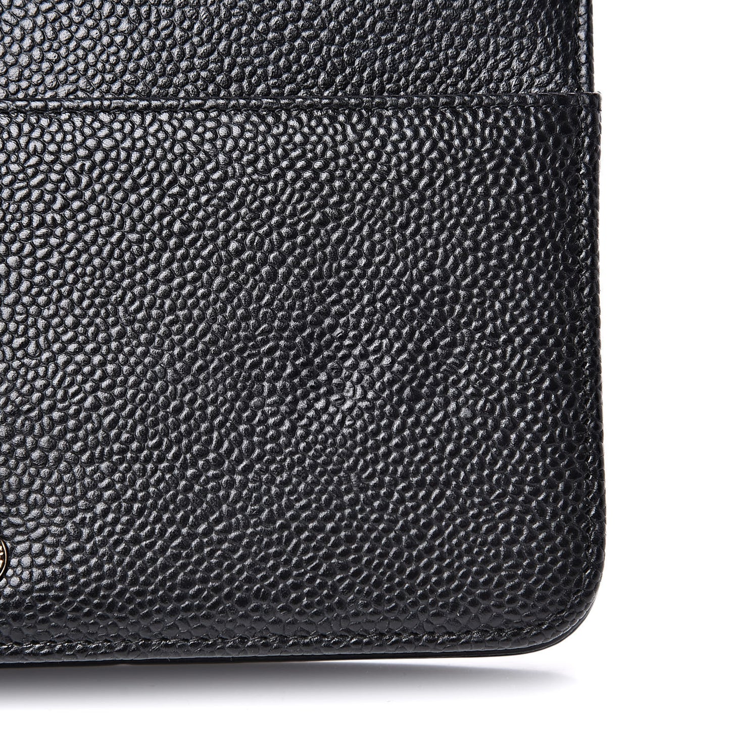 Caviar Patent CC Wallet On Chain WOC Black