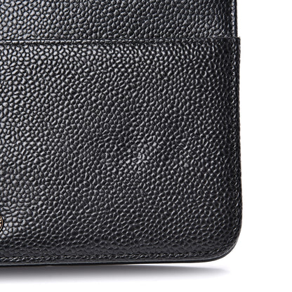 Chanel Caviar Patent CC Wallet On Chain WOC Black 9 of 14