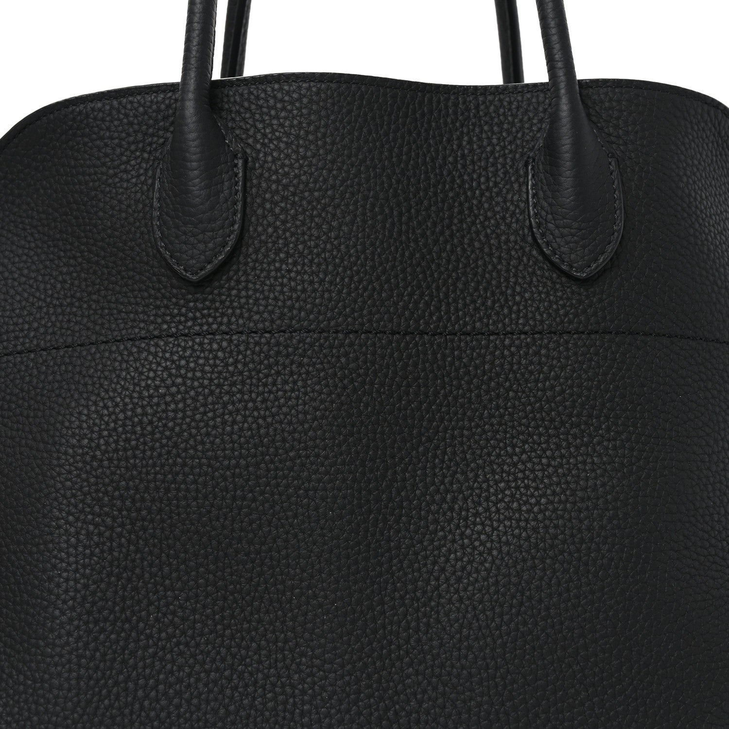 The Row Matte Grained Calfskin Soft Margaux 15 Black 7 of 9