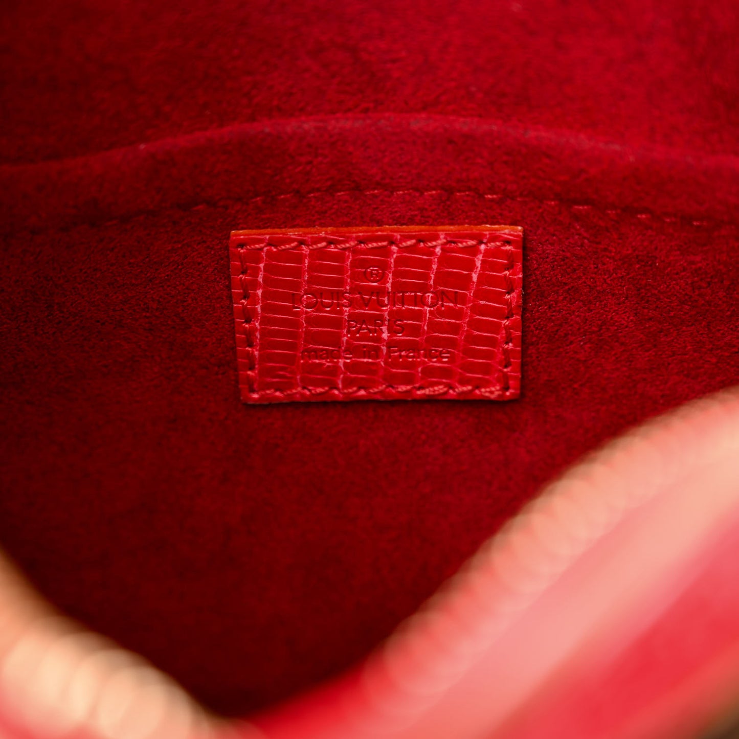 Lizard Monogram Cerises Neo Deauville