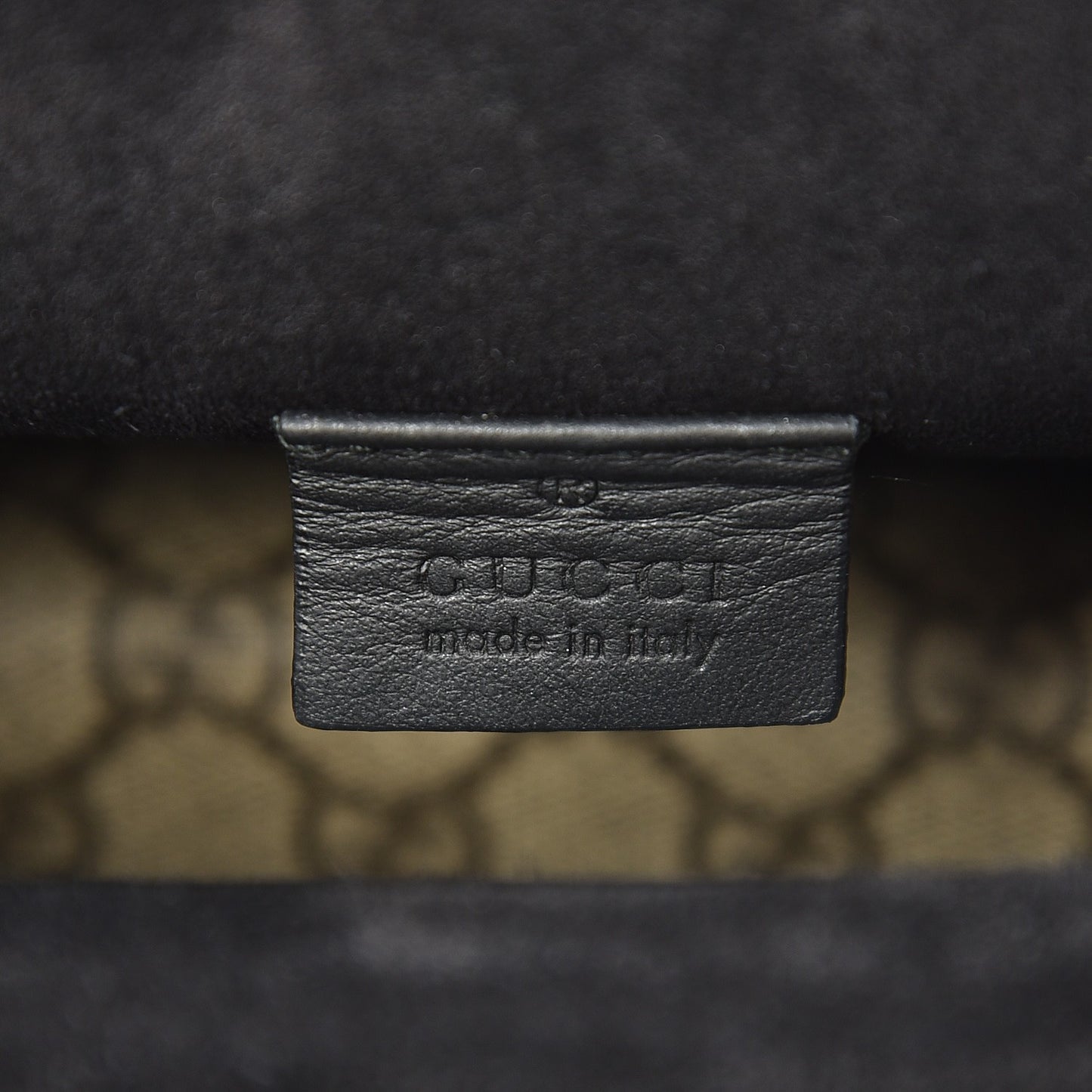 GG Supreme Monogram Mini Dionysus Shoulder Bag Black