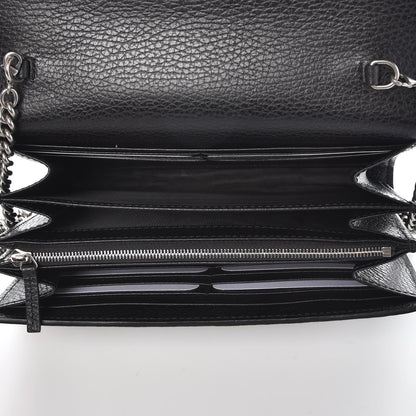 Gucci Calfskin Mini Dionysus Chain Wallet Black 5 of 6