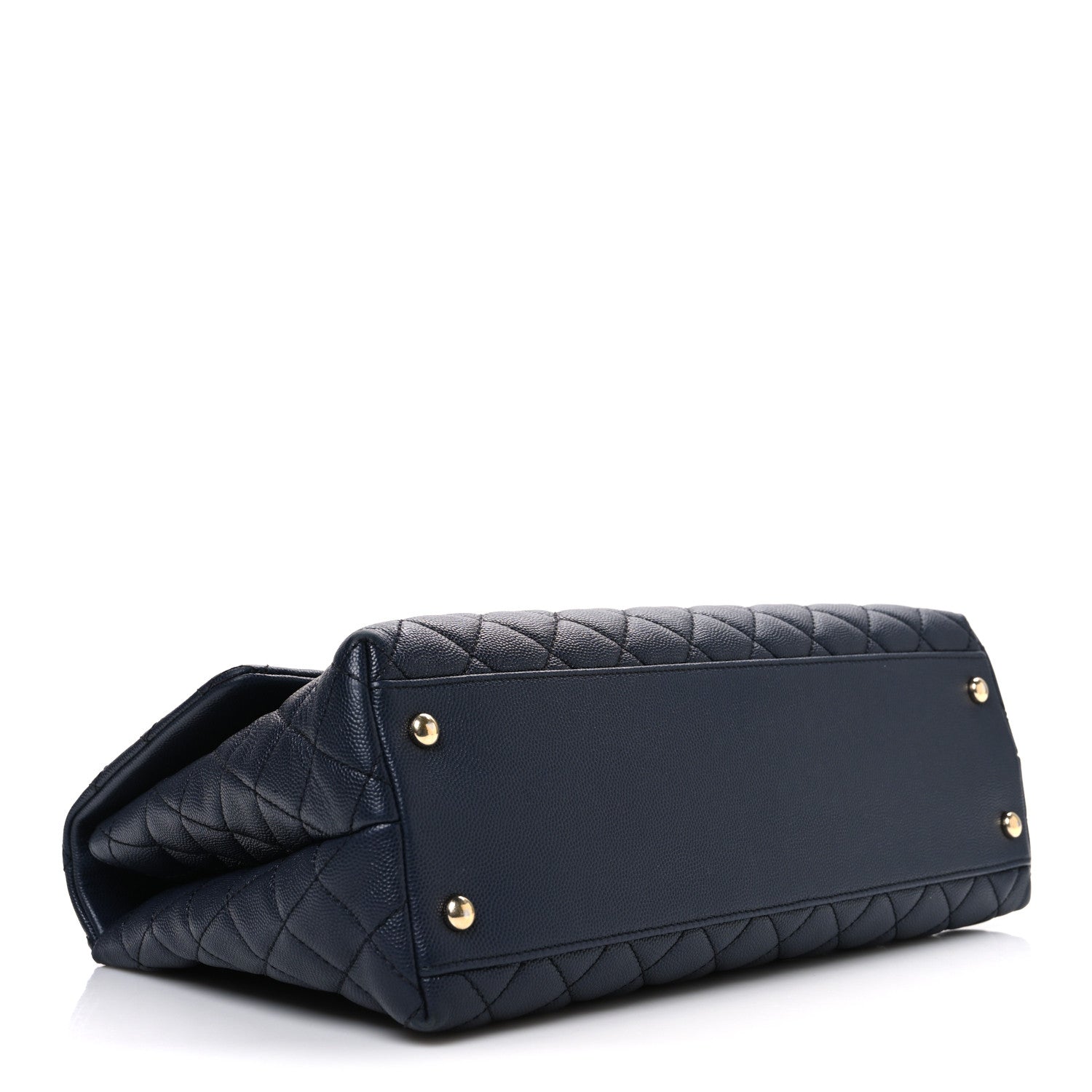 Chanel Caviar Quilted Medium Coco Handle Flap Black 4 of 11