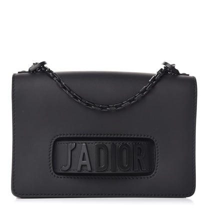 Christian Dior Ultra Matte Calfskin J'Adior Chain Flap Bag Black 1 of 9