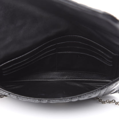 Christian Dior Patent Cannage Wallet on Chain Pouch Black 5 of 13