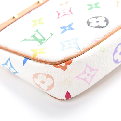 Louis Vuitton Monogram Multicolor Pochette Accessories White 9 of 13
