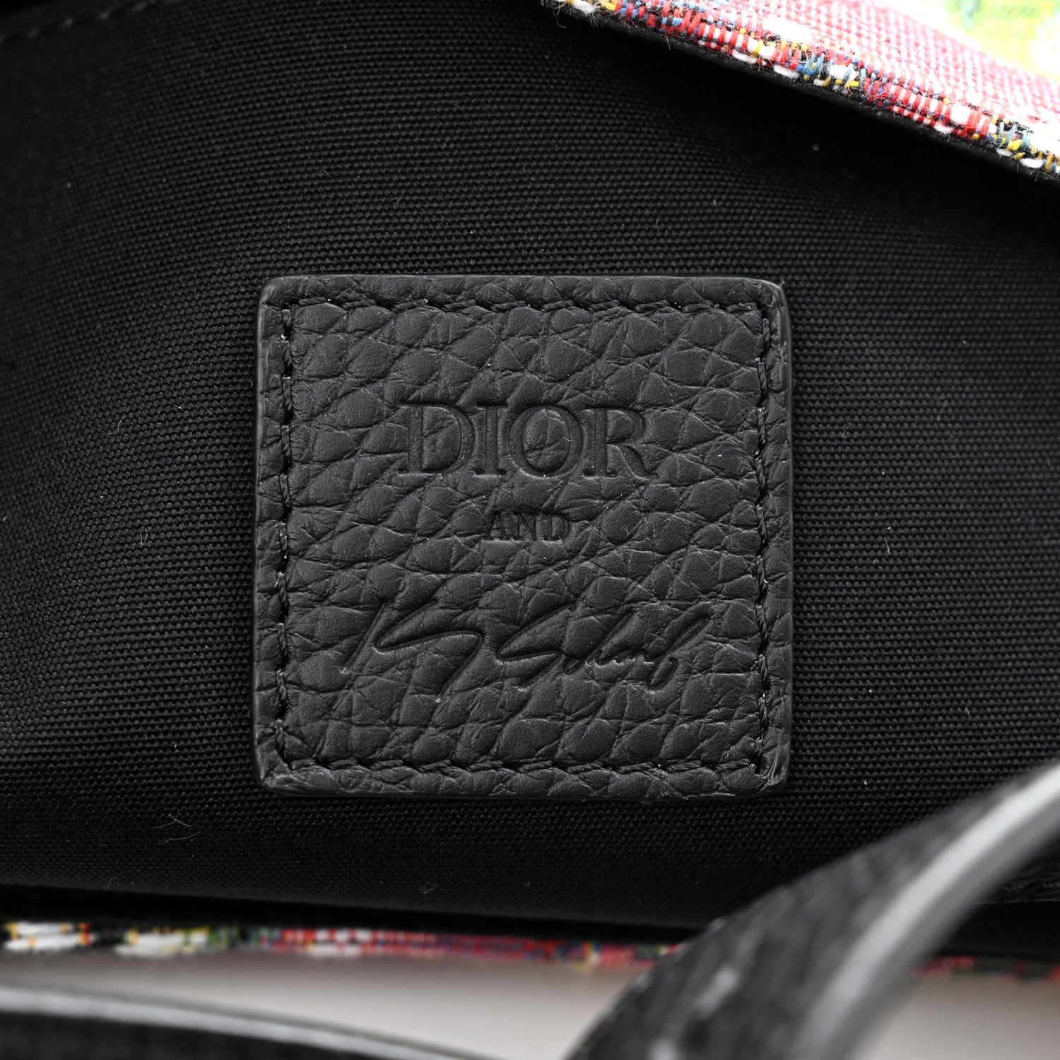 Christian Dior X KENNY SCHARF Jacquard Printed Soft Saddle Bag Multicolor 6 of 10