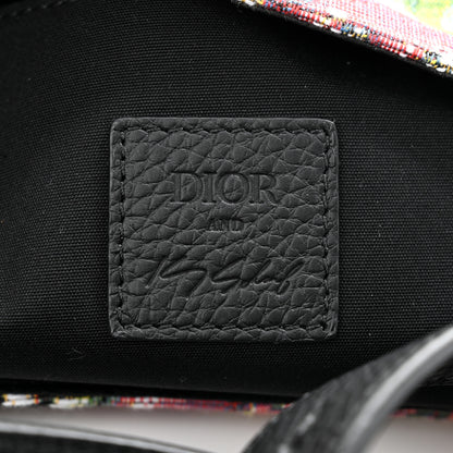 Christian Dior X KENNY SCHARF Jacquard Printed Soft Saddle Bag Multicolor 6 of 10