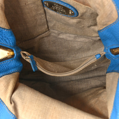 Fendi Canvas Cuoio Romano Selleria 2Bag Rosso Bluette 5 of 8
