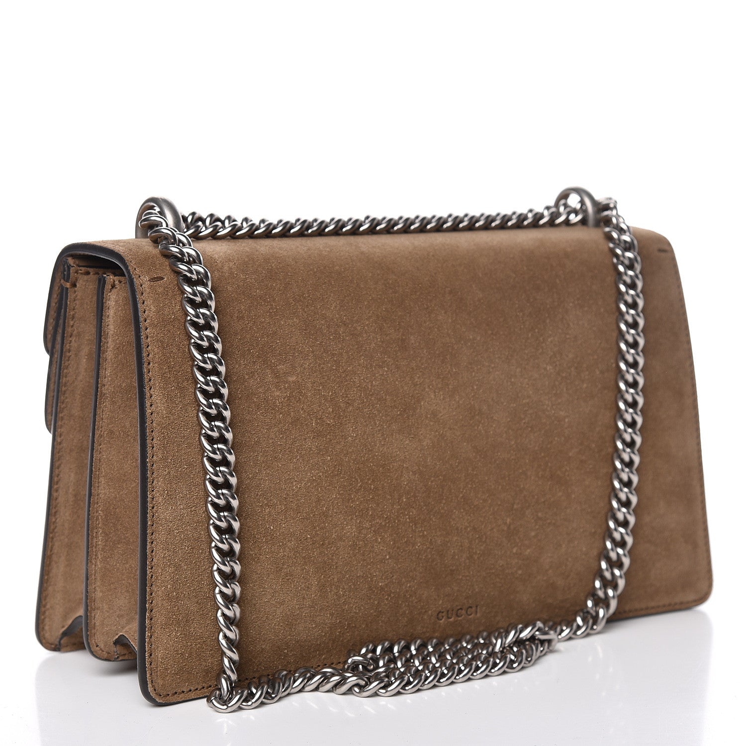 Gucci Suede Small Dionysus Shoulder Bag Taupe 3 of 12