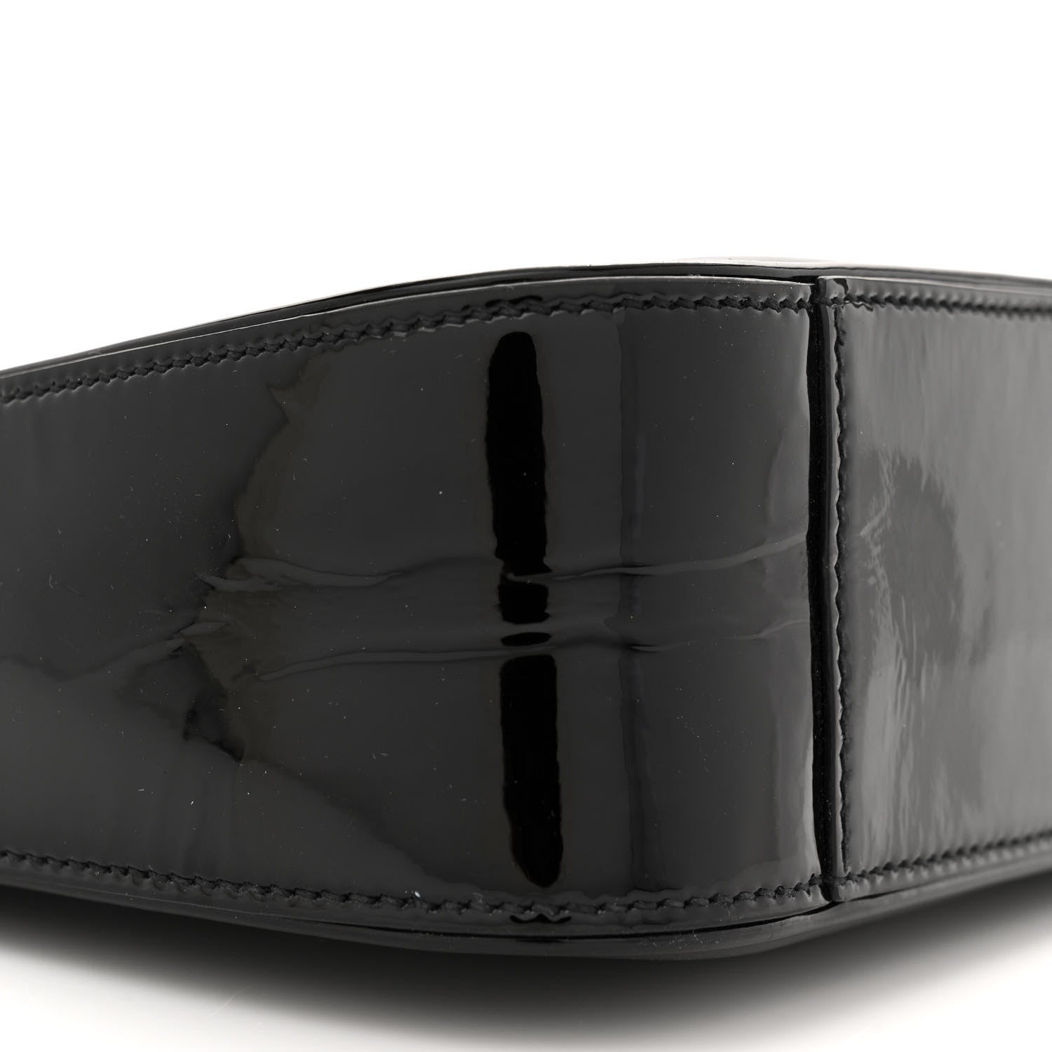 Saint Laurent Patent Le 5 A 7 Hobo Black 9 of 13