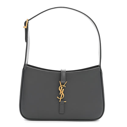 Saint Laurent Smooth Calfskin Le 5 A 7 Hobo Storm 1 of 9