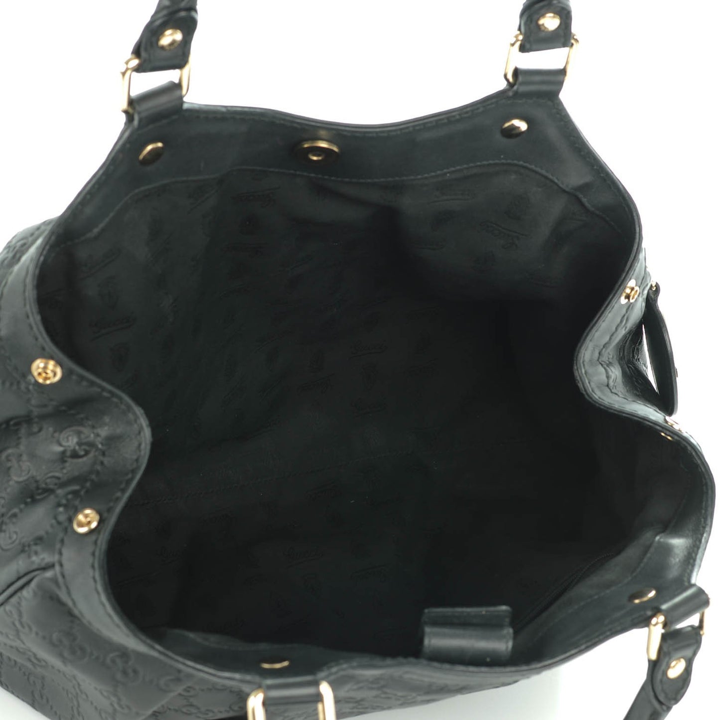 Guccissima Medium Sukey Tote Black