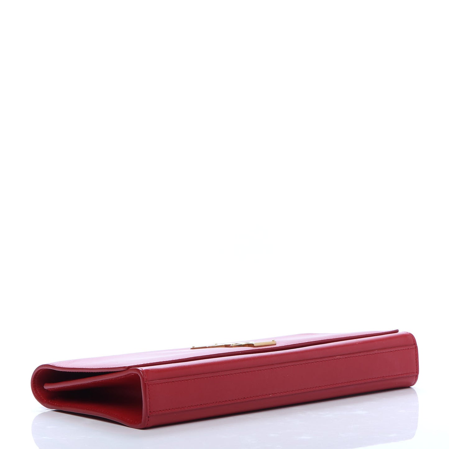 Calfskin Monogram Cassandre Clutch Rouge Orient