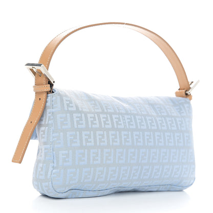 Fendi Zucchino Baguette Blue 2 of 9