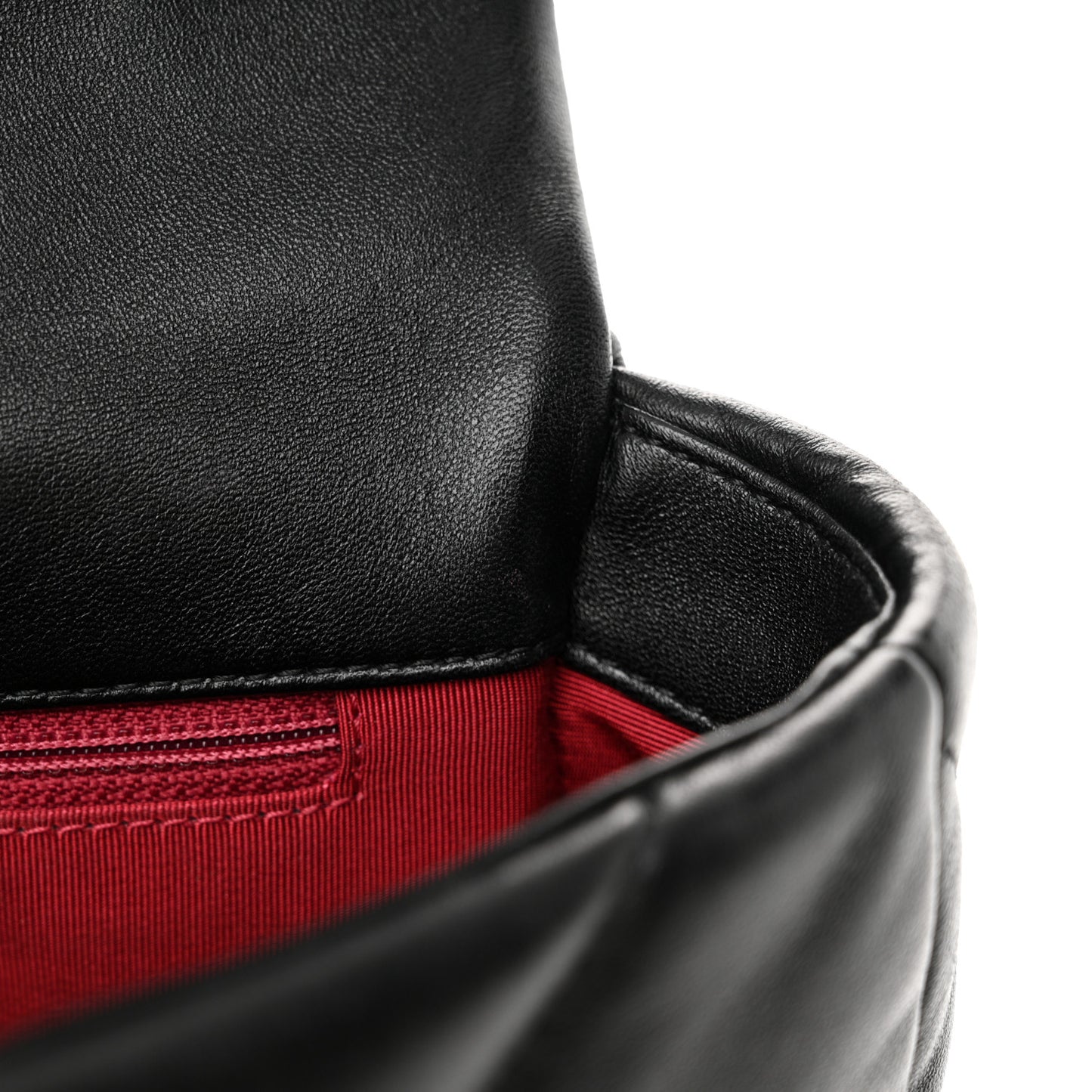 Lambskin Quilted Medium Chanel 19 Flap Black