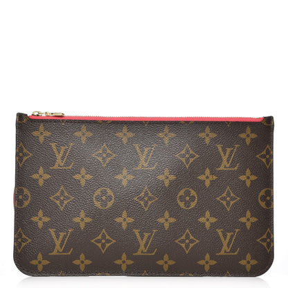 Louis Vuitton Monogram Neverfull MM GM Pochette Grenade 1 of 7