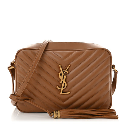 Saint Laurent Calfskin Matelasse Monogram Lou Camera Bag Cinnamon 1 of 10