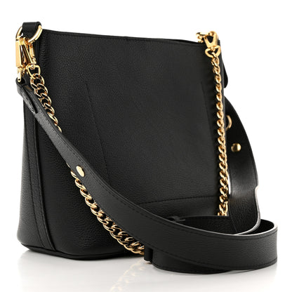 Louis Vuitton Calfskin Lock and Walk Bucket Black 3 of 10