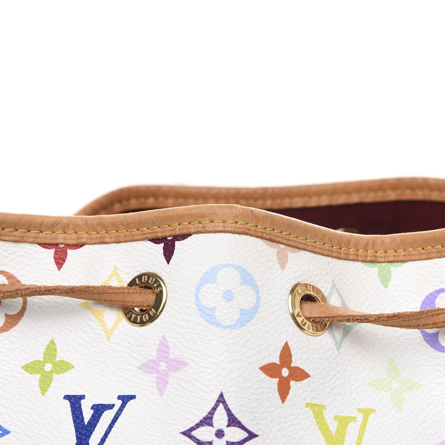 Monogram Multicolor Petit Noe White