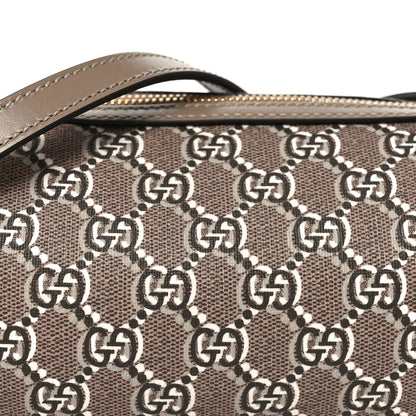 Gucci GG Shadow Monogram Mini Shoulder Bag Taupe 7 of 9