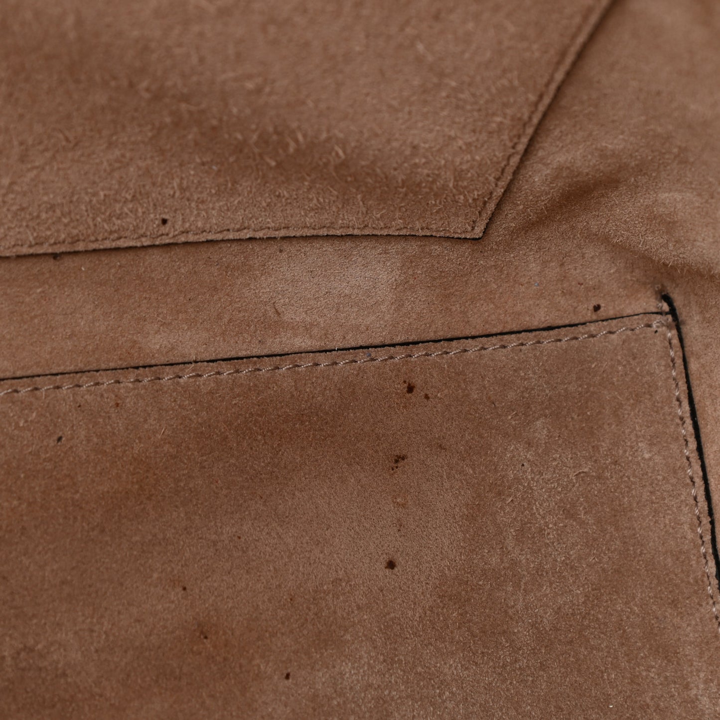 Grained Calfskin Rockstud Shoulder Tote Poudre