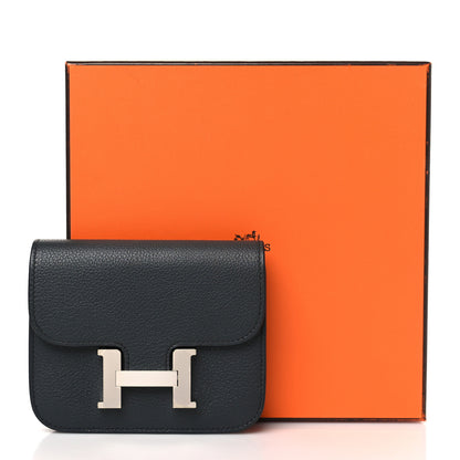 Hermes Evercolor Constance Slim Wallet Vert De Gris 10 of 10