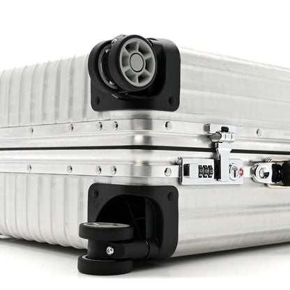 Fendi X RIMOWA Aluminum FF Print Roll Away Carry On Luggage Silver 8 of 13