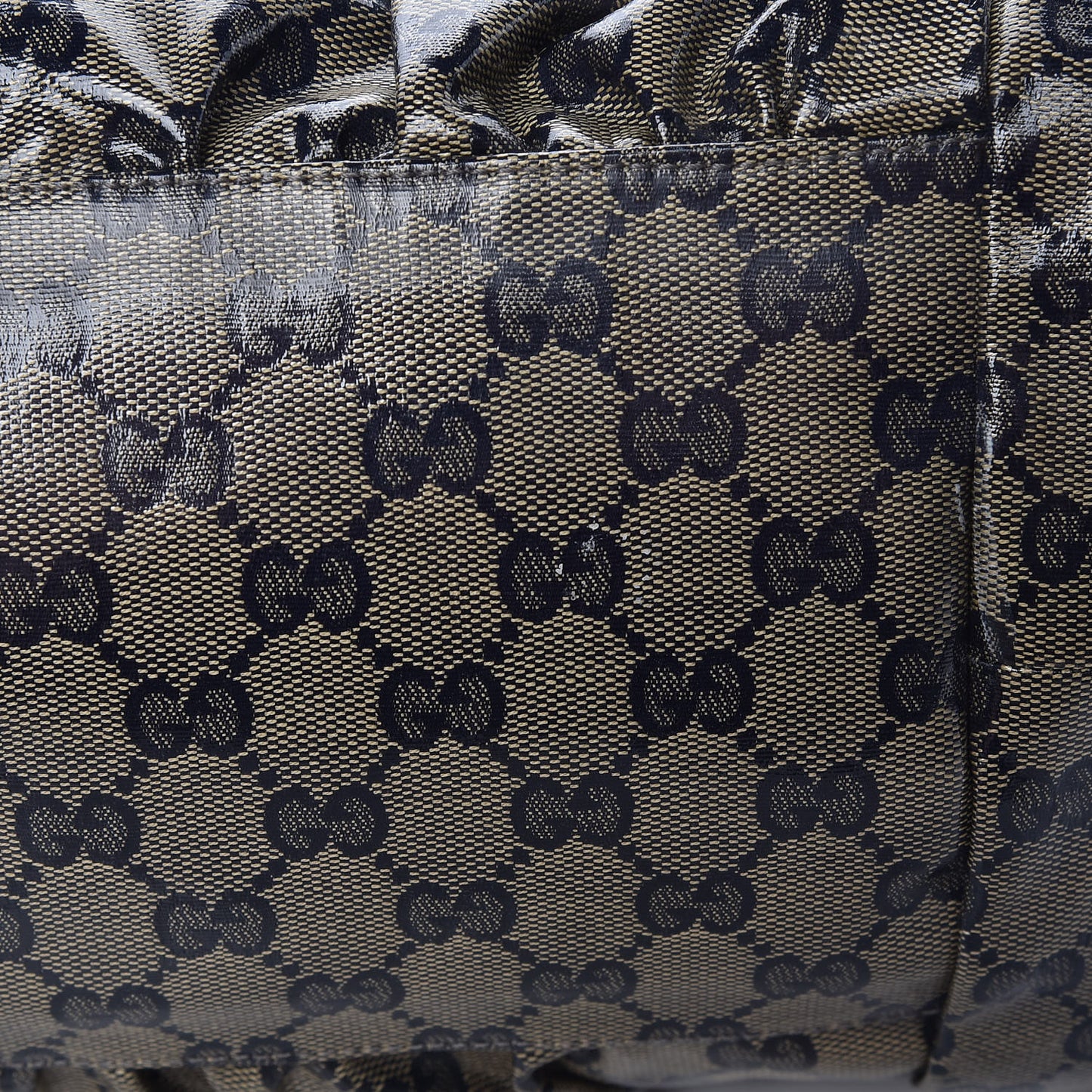 Crystal Monogram Hysteria Tote Navy Blue