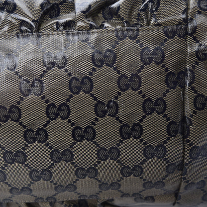 Gucci Crystal Monogram Hysteria Tote Navy Blue 12 of 13