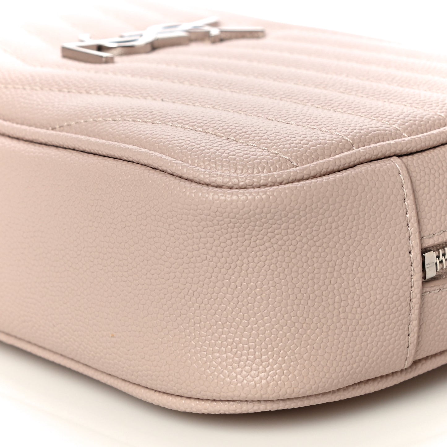 Grain De Poudre Matelasse Monogram Mini Lou Camera Bag Marble Pink