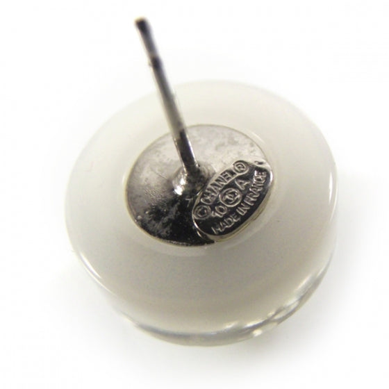 Chanel Crystal Snow Flakes Button Earrings 3 of 4