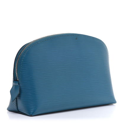 Louis Vuitton Epi Cosmetic Pouch Cyan 3 of 13